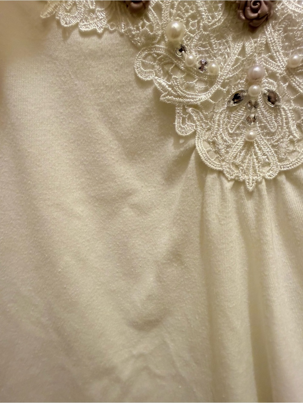 Axes Femme Pink and Cream Top - Picture 5 of 6